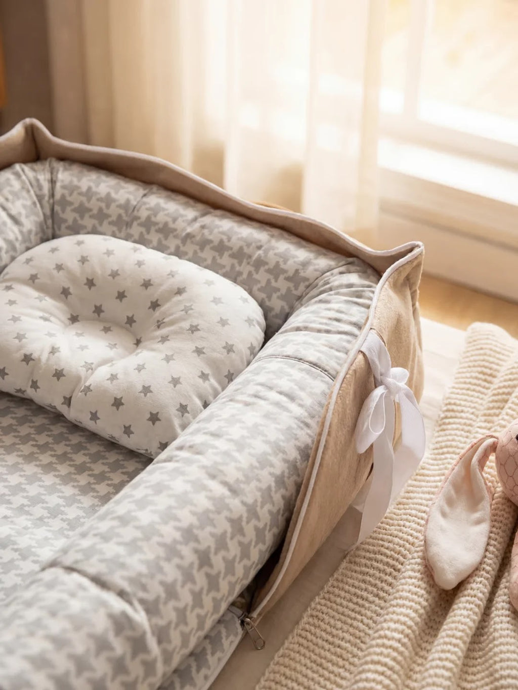 Animal Softness Baby Bed Bumper Cozy Sleep Guard For Peaceful Nights