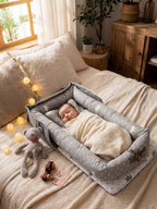 Animal Softness Baby Bed Bumper Cozy Sleep Guard For Peaceful Nights