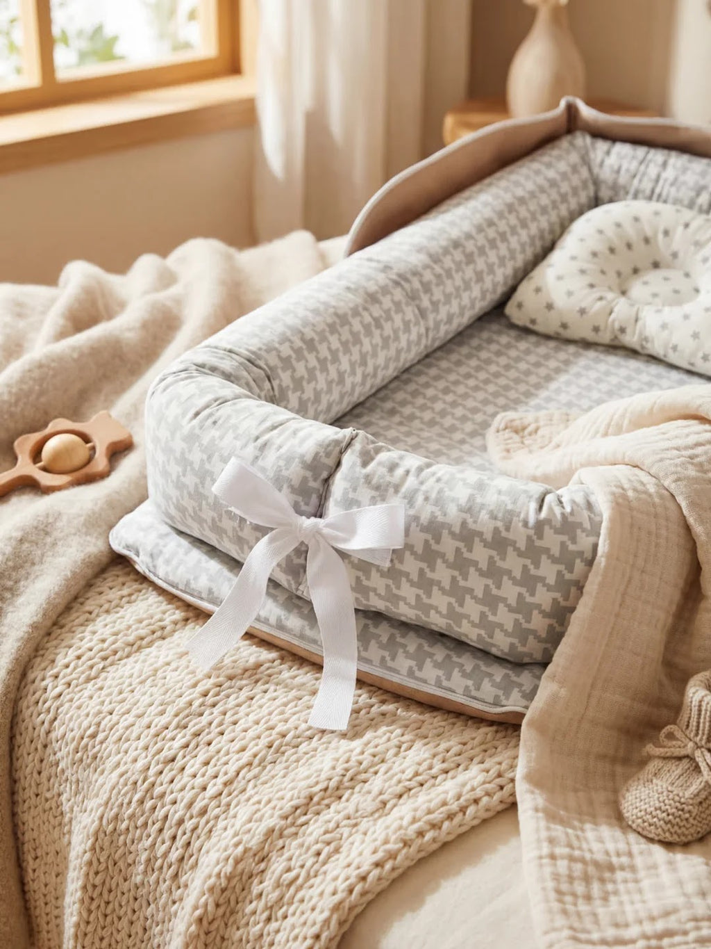 Animal Softness Baby Bed Bumper Cozy Sleep Guard For Peaceful Nights