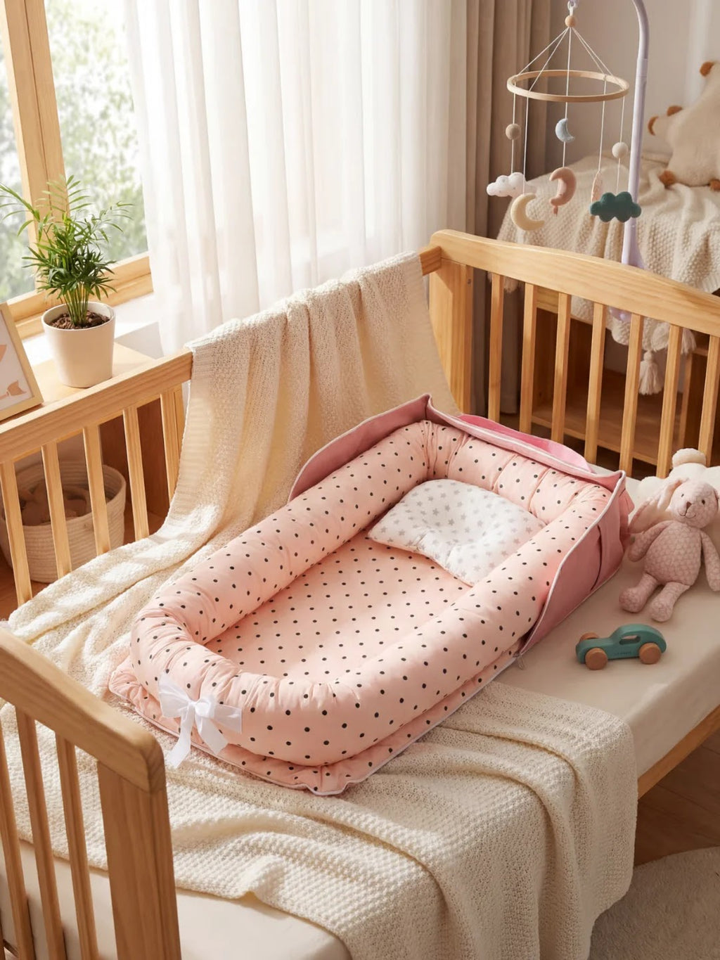 Animal Softness Baby Bed Bumper Cozy Sleep Guard For Peaceful Nights