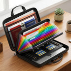 Fireproof & Waterproof Document Organizer – Grab-and-Go Emergency File Case