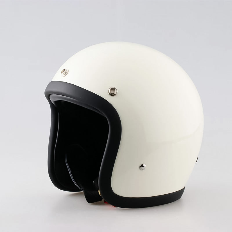 AeroGuard Retro Motorcycle Helmet DOT and ECE Certified