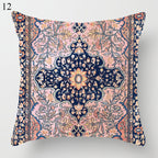 Ethnic Boho Mandala Print Linen Throw Pillow Case Sofa Cushion Cover Home Decor#