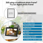 Cornice fotografica WiFi da 10,1 pollici con display touch 1080p per famiglie