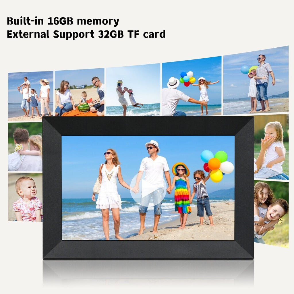 Cornice fotografica WiFi da 10,1 pollici con display touch 1080p per famiglie