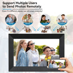 Cornice fotografica WiFi da 10,1 pollici con display touch 1080p per famiglie