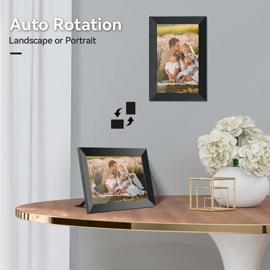 Cornice fotografica WiFi da 10,1 pollici con display touch 1080p per famiglie