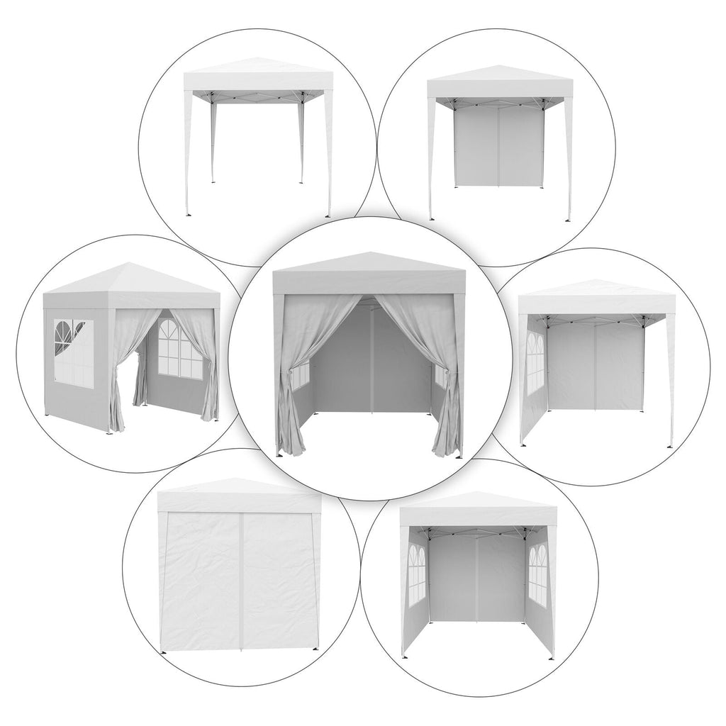 Gazebo Pop Up Tenda Portatile da Esterno per Raduni in Giardino