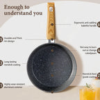 12-Piece Granite-Coated Nonstick Cookware Set for Cooks