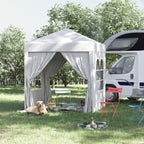 Gazebo Pop Up Tenda Portatile da Esterno per Raduni in Giardino