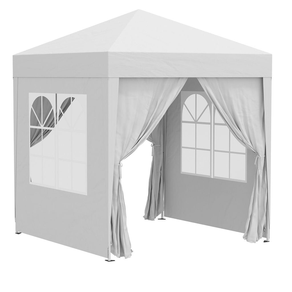 Gazebo Pop Up Tenda Portatile da Esterno per Raduni in Giardino