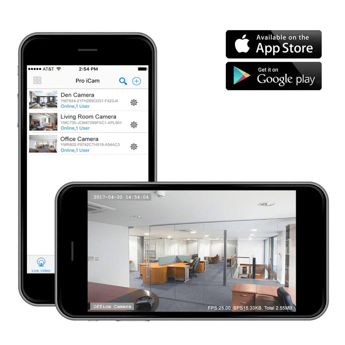 Averra 1080P Wi‑Fi strømming USB veggladerkamera med bevegelsesaktivert opptak