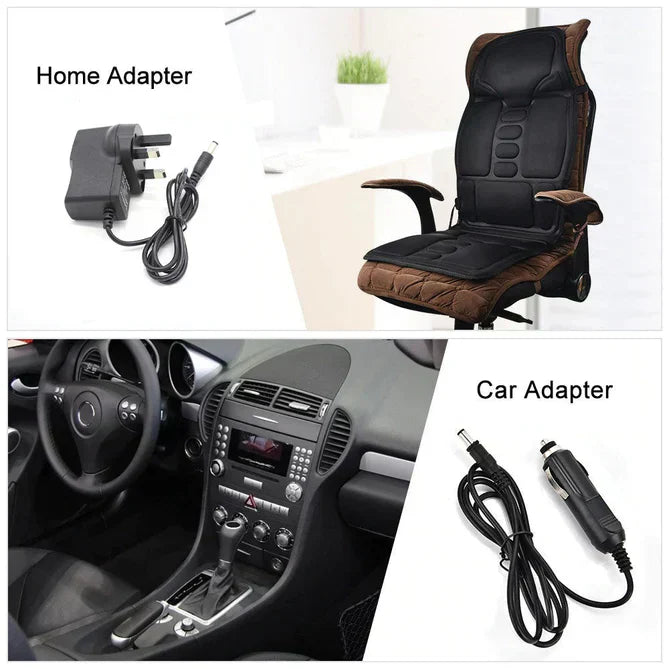 AstraRelief Elite beheiztes Rücken- und Nackenmassage-Sitzkissen