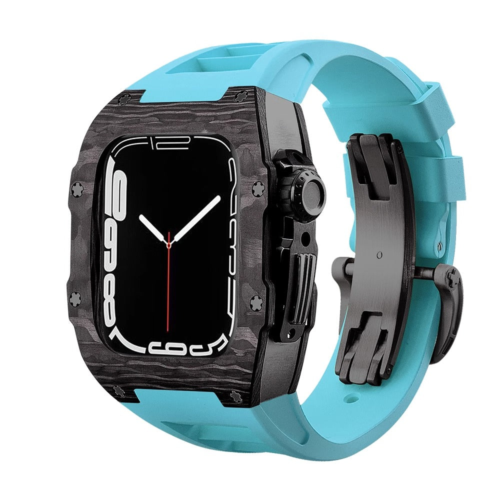 Seria Aurex 9009 | Carcasă din fibră de carbon pentru Apple Watch | Petprovac