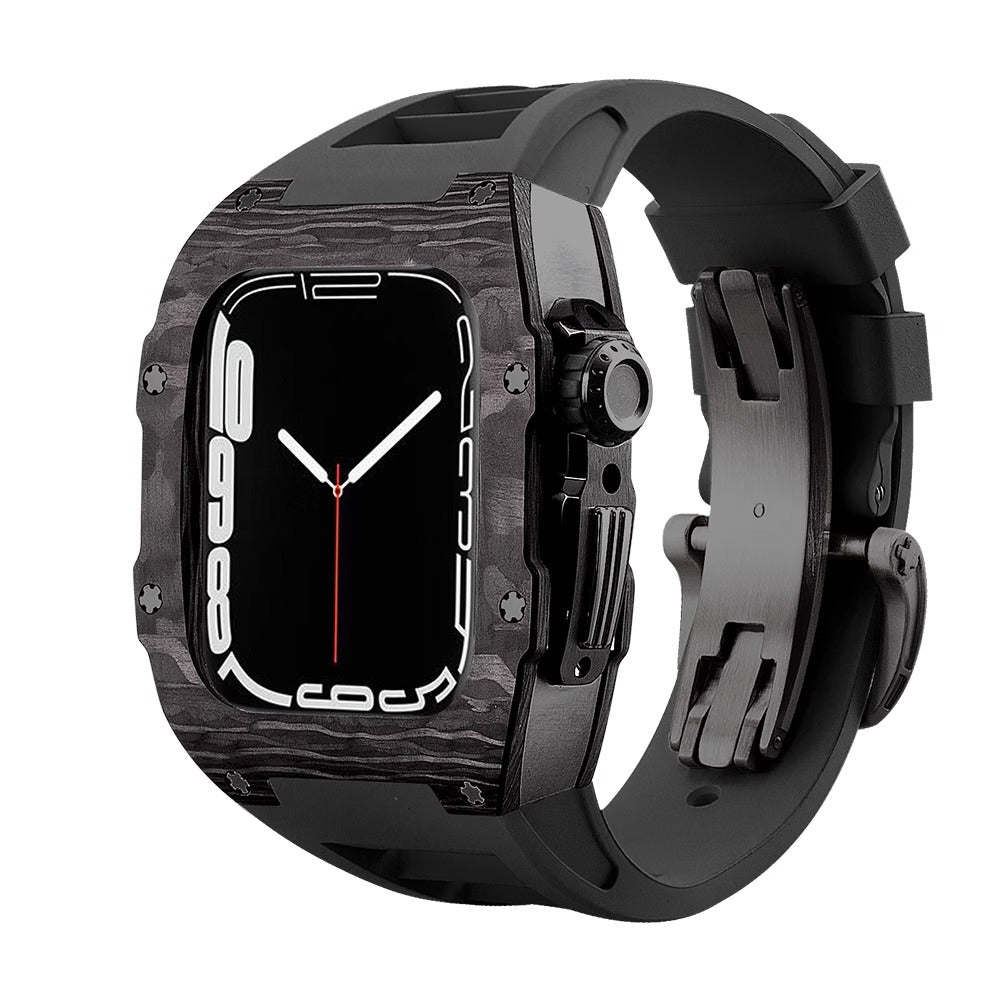 Seria Aurex 9009 | Carcasă din fibră de carbon pentru Apple Watch | Petprovac