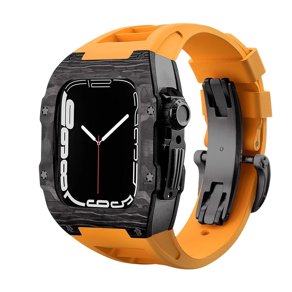 Seria Aurex 9009 | Carcasă din fibră de carbon pentru Apple Watch | Petprovac