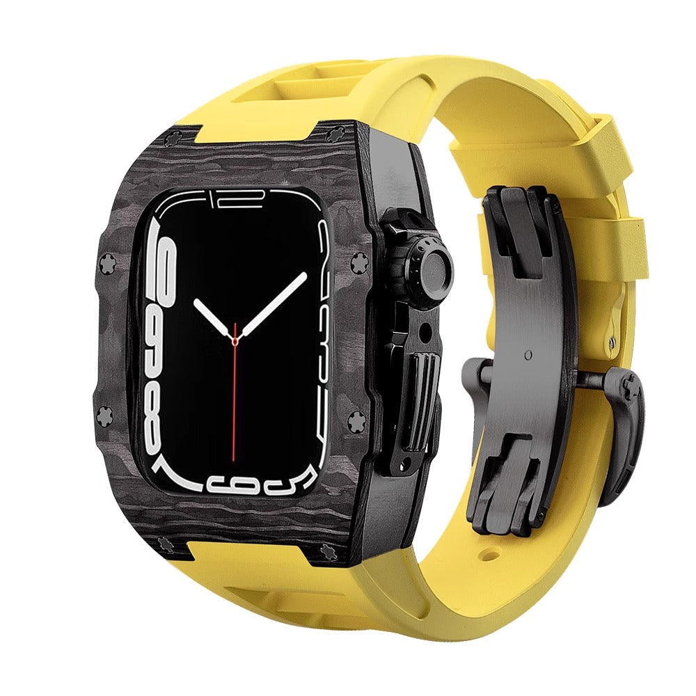 Seria Aurex 9009 | Carcasă din fibră de carbon pentru Apple Watch | Petprovac