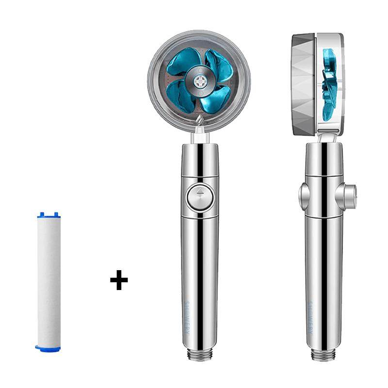 Cabezal de Ducha Ajustable AquaGlide con Micro Agujeros