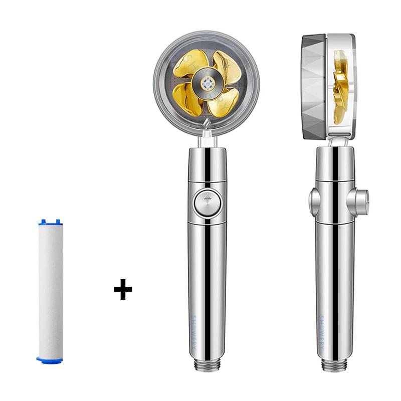 Cabezal de Ducha Ajustable AquaGlide con Micro Agujeros