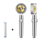 Cabezal de Ducha Ajustable AquaGlide con Micro Agujeros