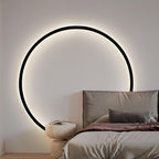LumaNova Round Wall Light for Modern Minimalist Interiors