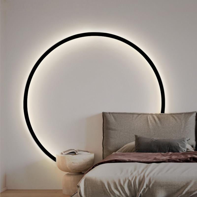 LumaNova Round Wall Light for Modern Minimalist Interiors