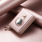 Intelligent AirTag-Zip RFID Leather Wallet