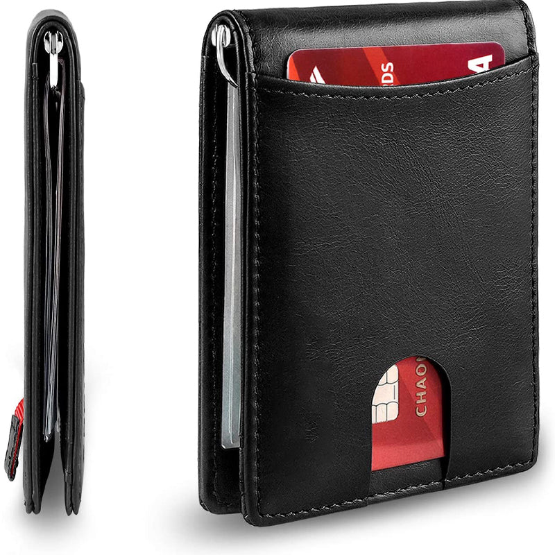 Genuine Leather Theft Protection Card Holder