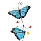 Stained Monarch Butterfly Window Decor