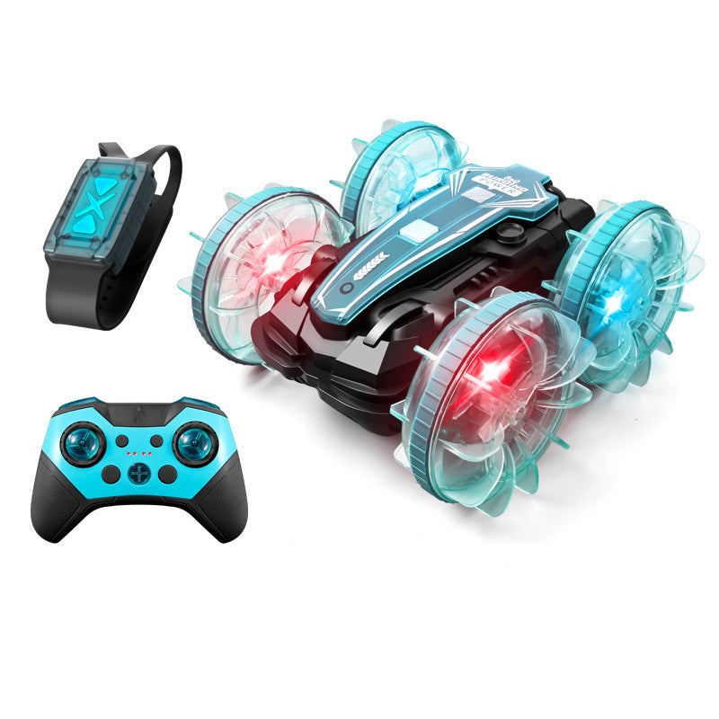 RC Land and Water stunt Car with 2 Remote Controls