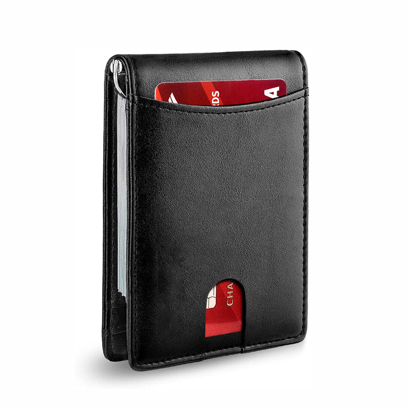 Genuine Leather Theft Protection Card Holder