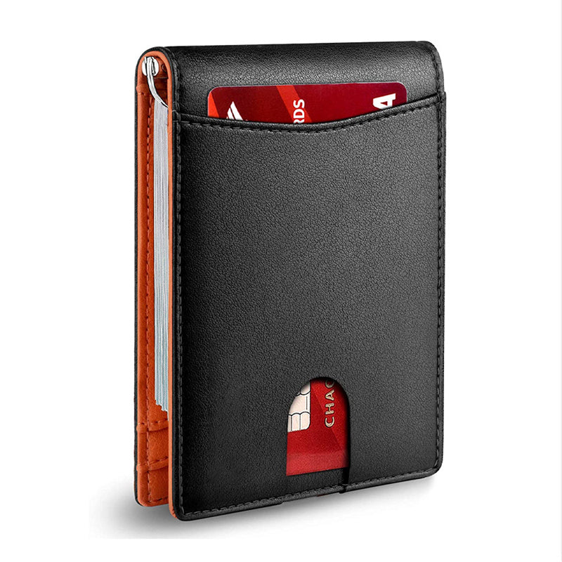Genuine Leather Theft Protection Card Holder