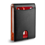Genuine Leather Theft Protection Card Holder
