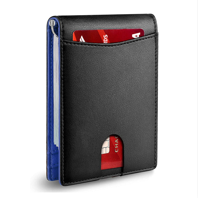 Genuine Leather Theft Protection Card Holder