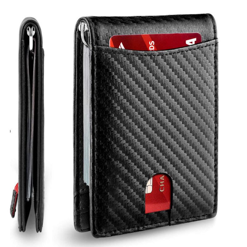 Genuine Leather Theft Protection Card Holder