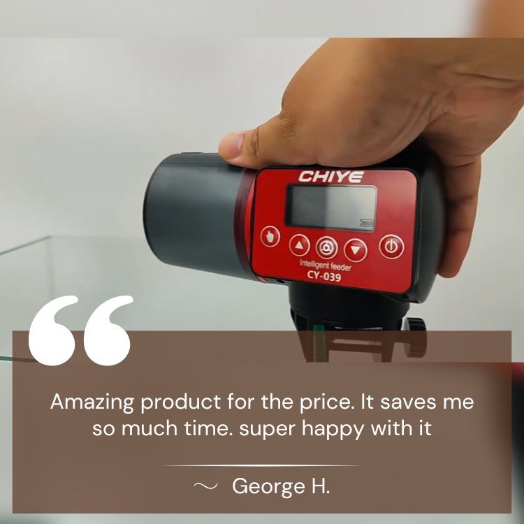 アクアノヴァ 200ml プログラム可能な魚用自動給餌器 防湿ホッパー付き