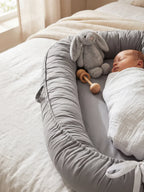 Ergonomic Baby Bed Reducer, Cushioned Crib Bumper for Cozy Sleep