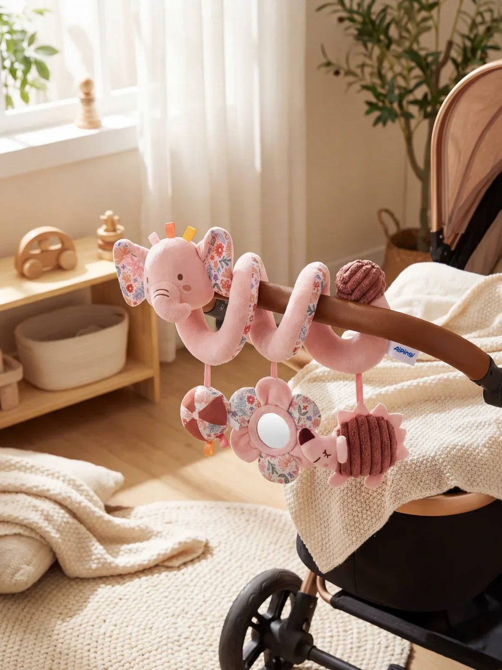 Mainan Katil Bayi Sensori Melilit