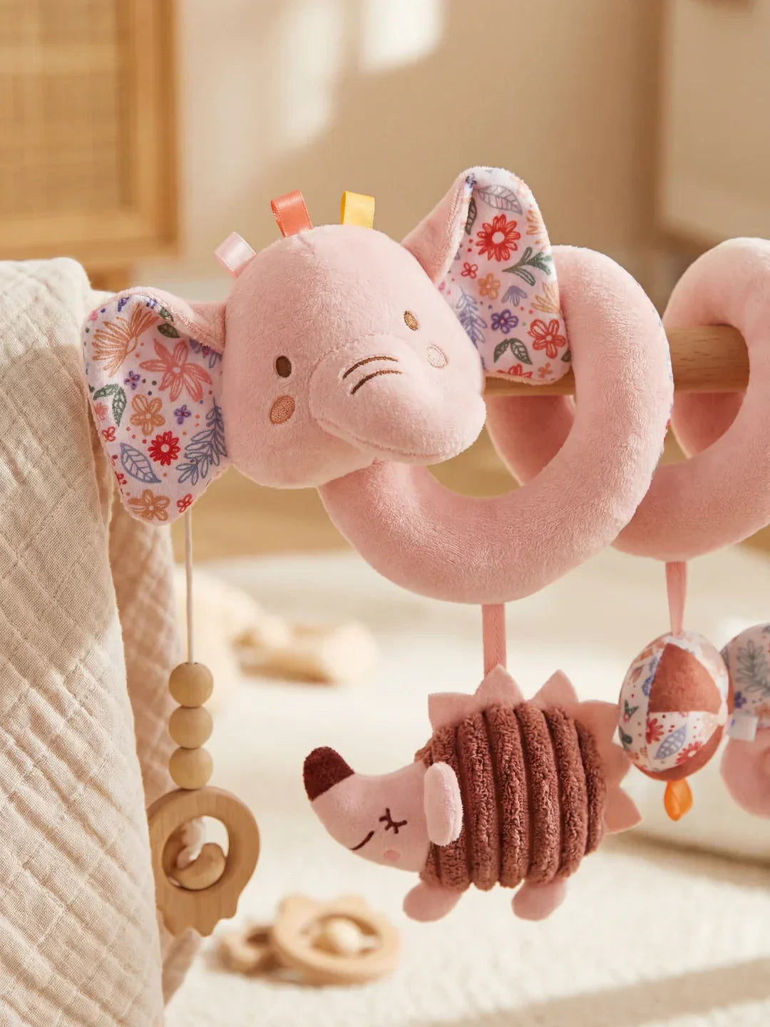 Mainan Katil Bayi Sensori Melilit