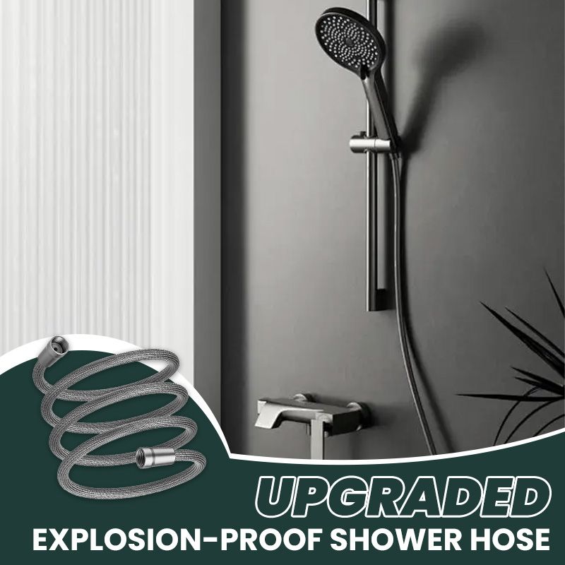 Upgraded explosion-proof braided shower hose – leak-proof