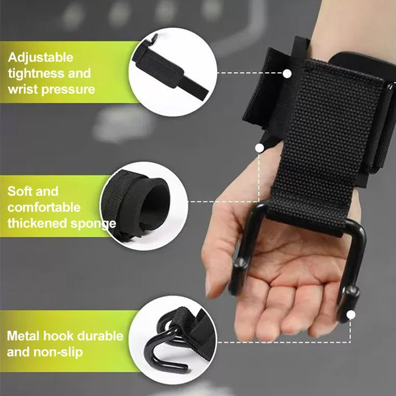 Wrist support hook grip hook trainer
