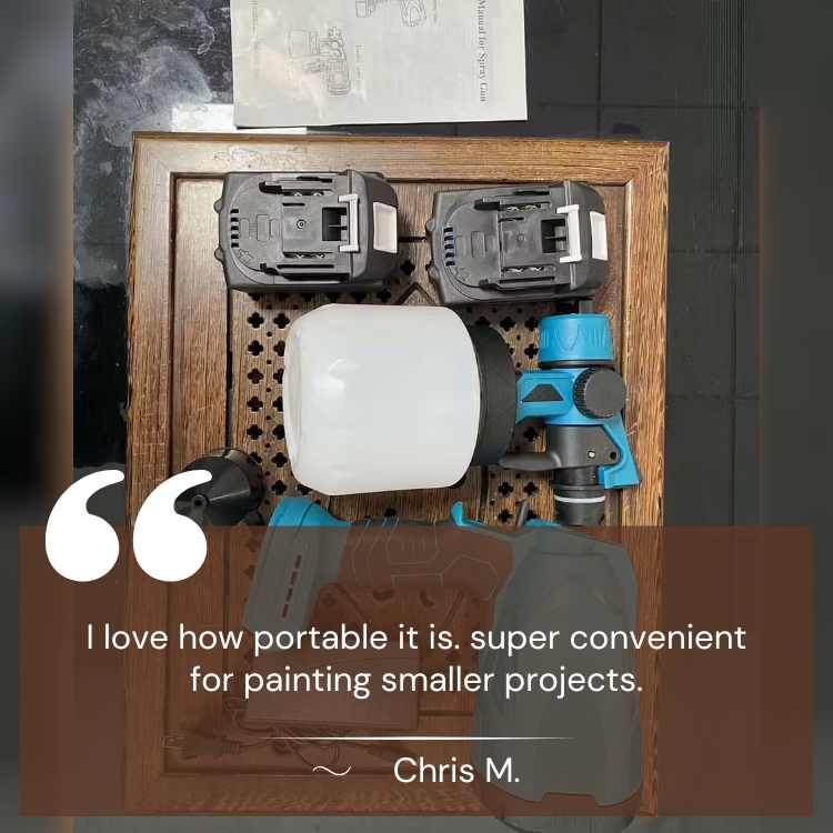 エアロミスト コードレス塗装スプレーヤー 家庭用プロジェクトとDIY向け