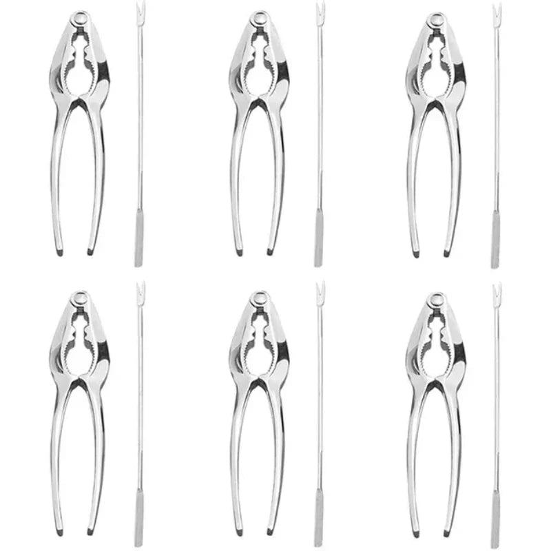Stainless Steel Kitchen Tools Crackers Picks and Forks Seafood Tools