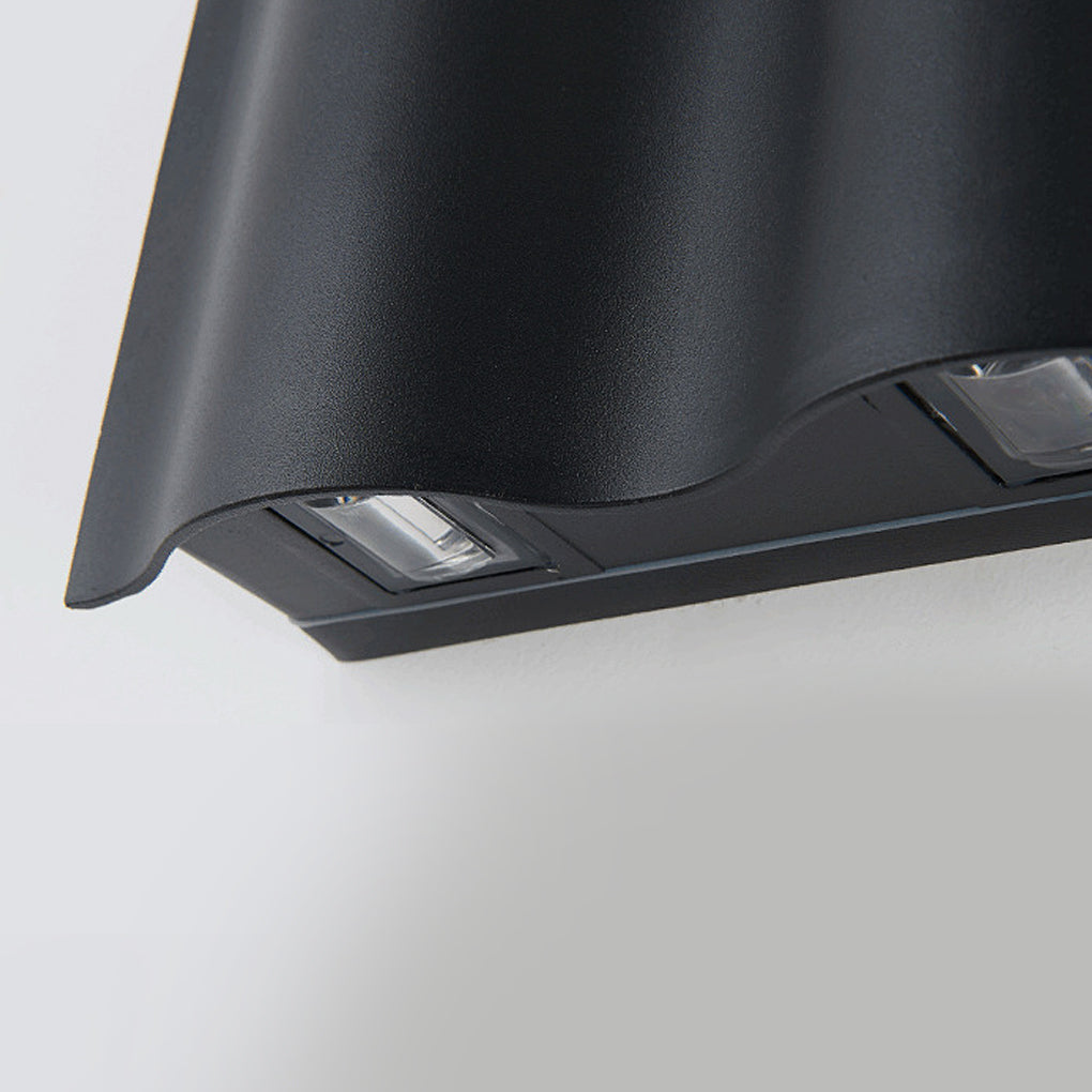 Outdoor Black LED Wall Light Fixture