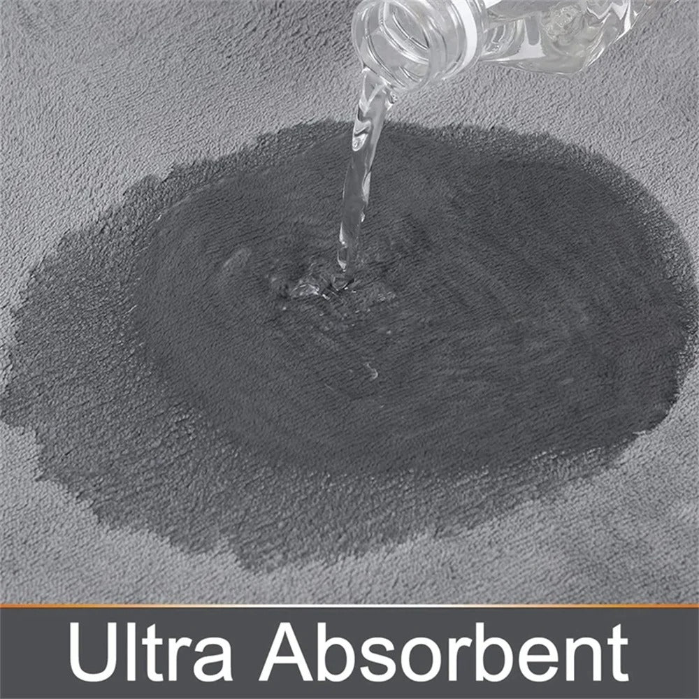 Nova Velvet Tikar Mandi Penyerap Anti Licin Cepat Kering