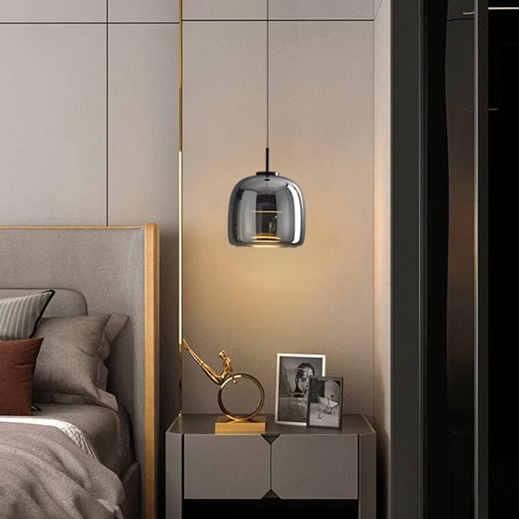 Solenra Black Glass Pendant Light For Modern Interiors