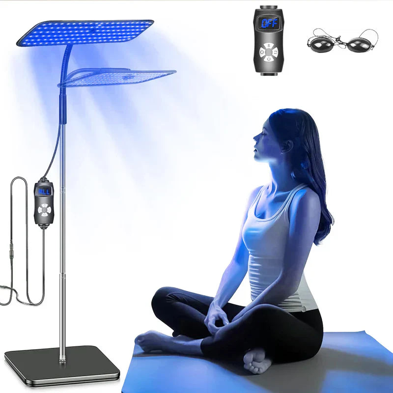 At-Home UV Tanning Lamp for Full Body and Targeted Sun-Like Skin Care