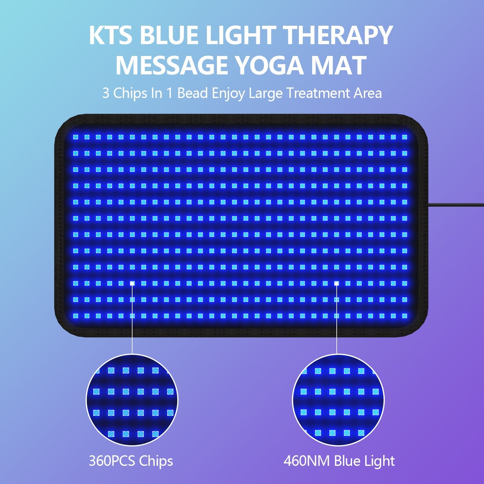 Portable Blue Light Tanning Mat for a Year-Round Sun-Kissed Glow