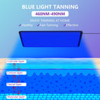 Portable Blue Light Tanning Mat for a Year-Round Sun-Kissed Glow
