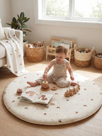 Quilted Cotton Baby Play Mat For Gentle Floor Play Sessions